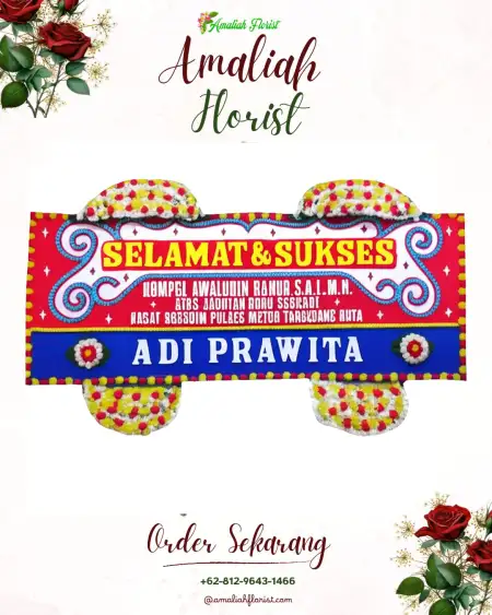 Papan Bunga Ucapan Selamat Ngimbangan
